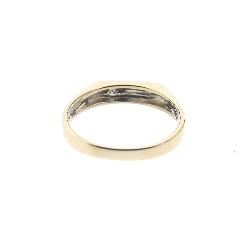 Image 4 of Two-tone ring with diamond | 0.025 ct