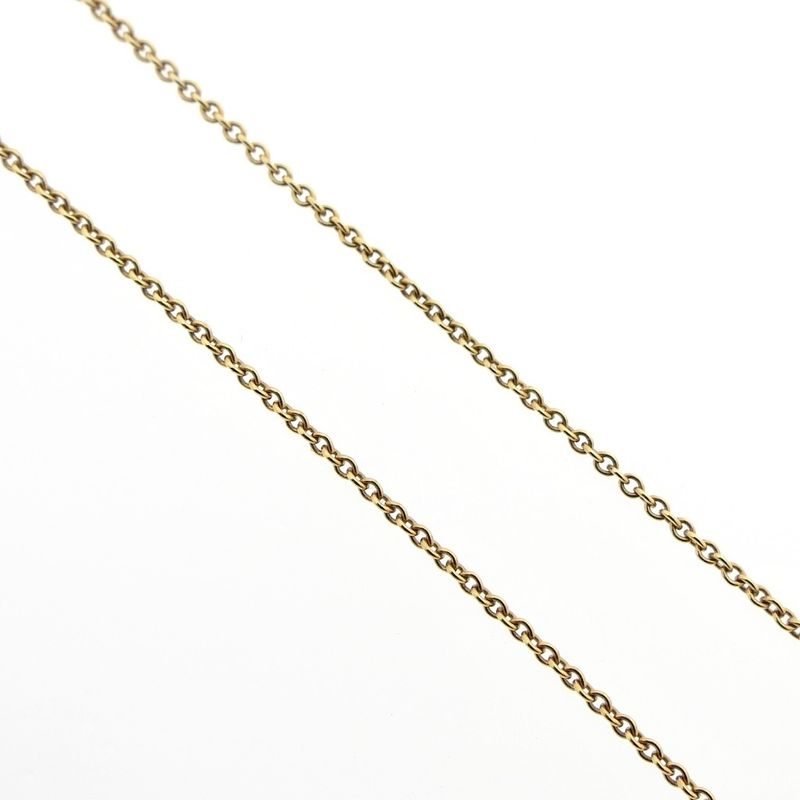 Image 3 of Vintage gold necklace with garnet