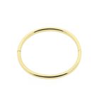 Image 1 of Gold smooth slave bracelet; Size M