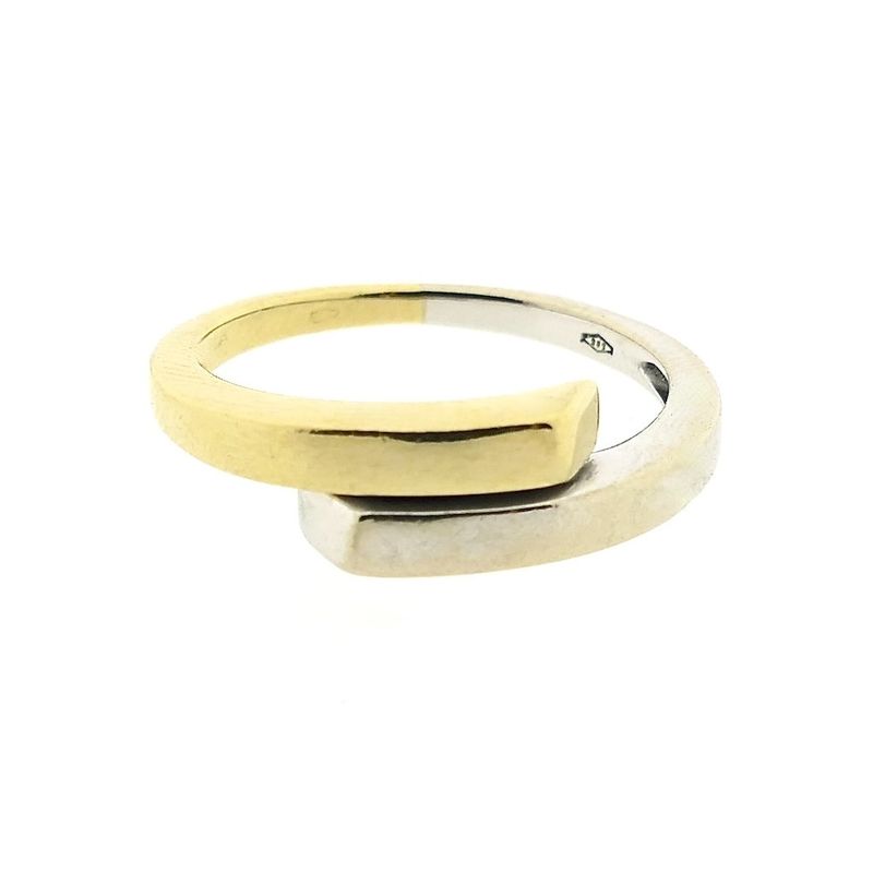 Image 3 of Two-tone gold ladies ring