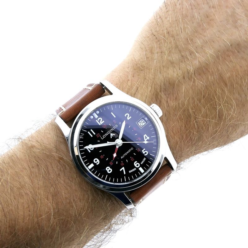 Image 8 of Longines Heritage Avigation GMT L2.831.4; Automatic men's watch