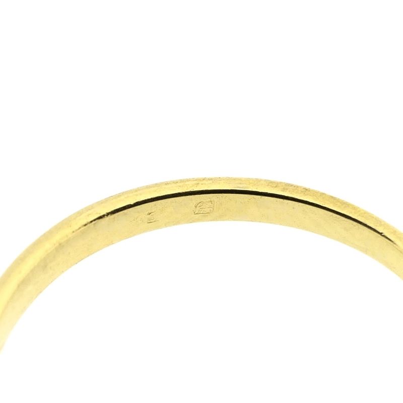 Image 8 of 18-karat gold solitaire ring with 0.15 ct. diamond