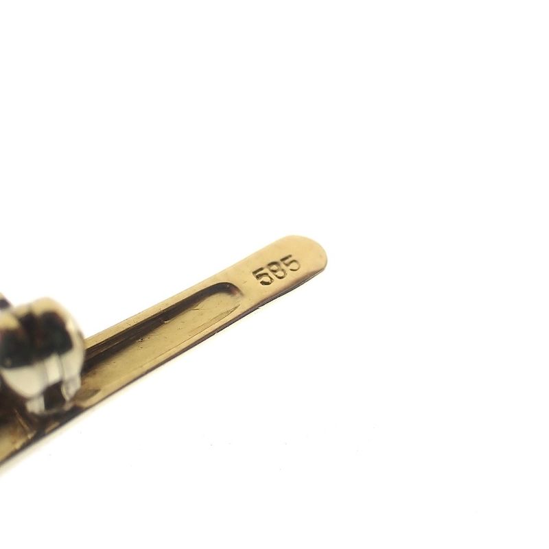 Image 8 of Two-tone gold brooch