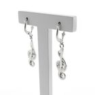 Image 4 of Silver earrings | Musical note