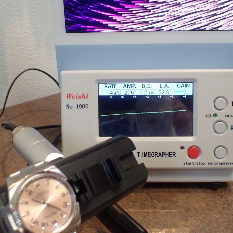 Image 15 of Rolex Oyster Perpetual; 116034 with factory set diamonds