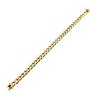Afbeelding 6 van Gouden gourmetschakel armband | 20,5 cm