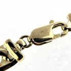 Image 5 of Two-tone gold Figaro link bracelet