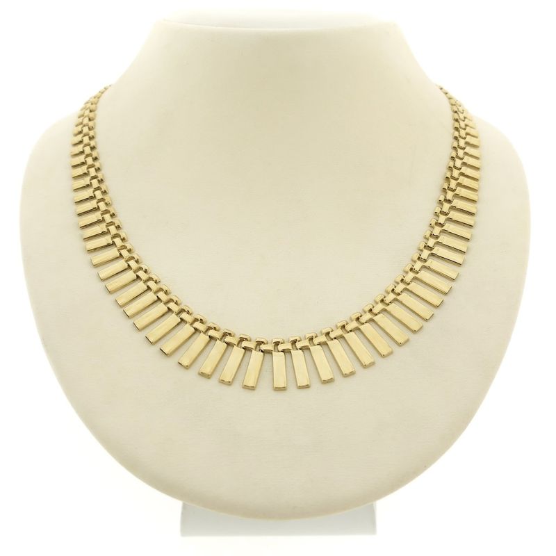 Image 1 of Gold Cleopatra necklace | 43 cm