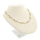 Image 4 of Two-tone gold fantasy link necklace