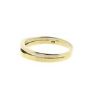 Image 7 of Two-tone gold solitaire ring with diamond; 0.035 ct.