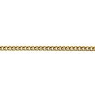 Image 5 of Gold gourmet link chain | 61 cm