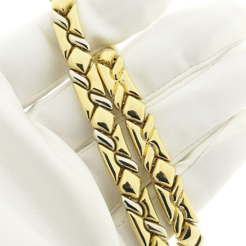 Image 7 of Chimento bicolor gold necklace