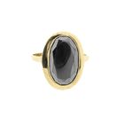 Image 3 of Gold ring with hematite