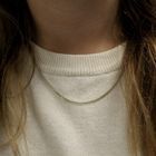 Image 6 of Gold gourmet link chain | 46.5 cm