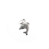 Silver pendant; Dolphin