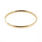 Image 6 of Gold smooth slave bracelet | Ø 60 mm