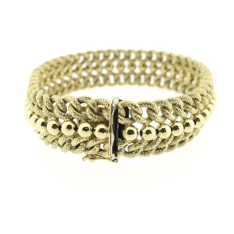 Image 4 of Golden fantasy link bracelet | 18 cm