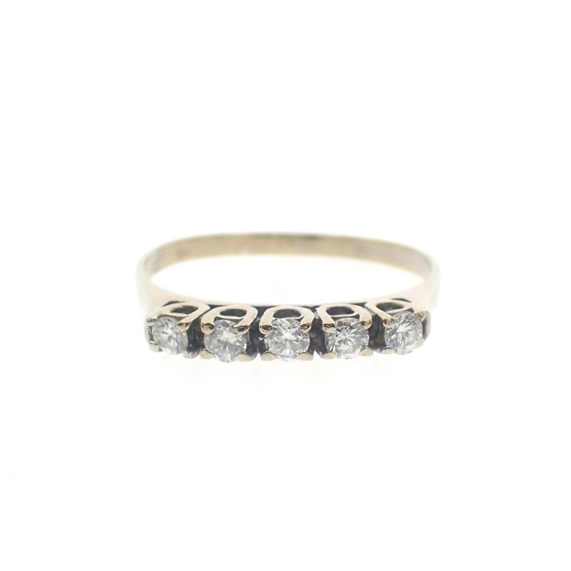 Image 6 of Gold ring with diamond | 0.30 ct.