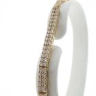 Image 4 of Gold tennis bracelet with zirconia | 18 cm