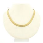Image 1 of Gold matte Omega link necklace