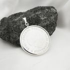Image 7 of Silver 10 guilder coin pendant Juliana 1973