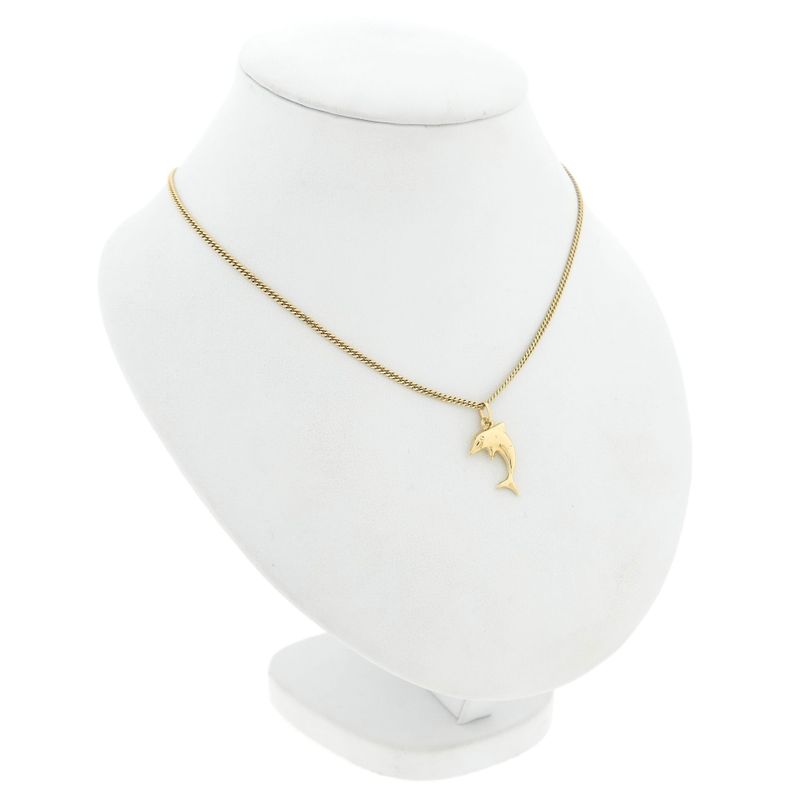 Image 4 of Golden dolphin pendant