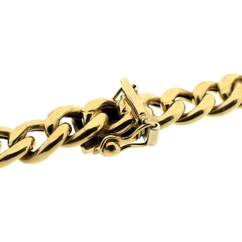 Image 4 of Gold gourmet link bracelet.
