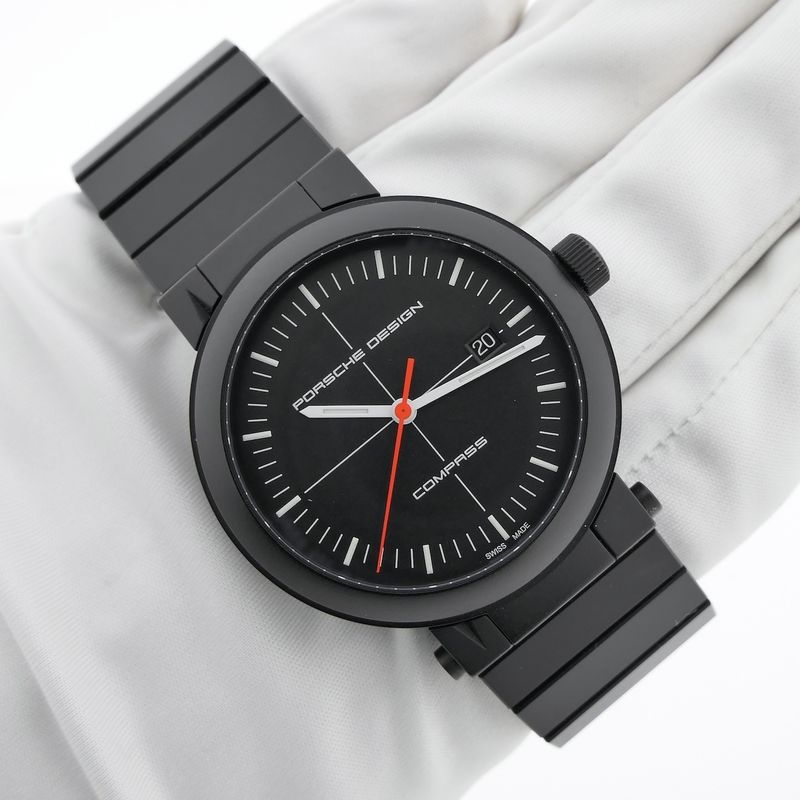 Image 20 of Porsche Design (By IWC) Compass Watch P6520; Limited Edition men's watch with compass