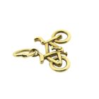 Image 4 of Gold pendant of a racing bicycle