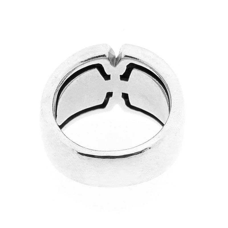 Image 4 of Silver robust ring with zirconia; TiSento