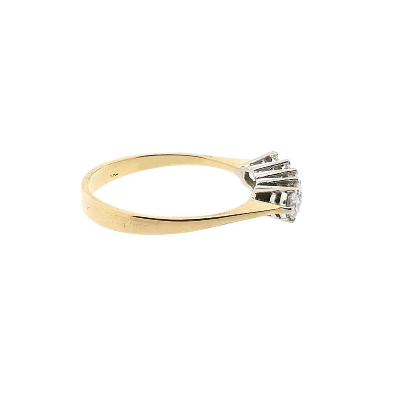 Image 5 of Gold Ring with Diamonds; 0.55 ct.