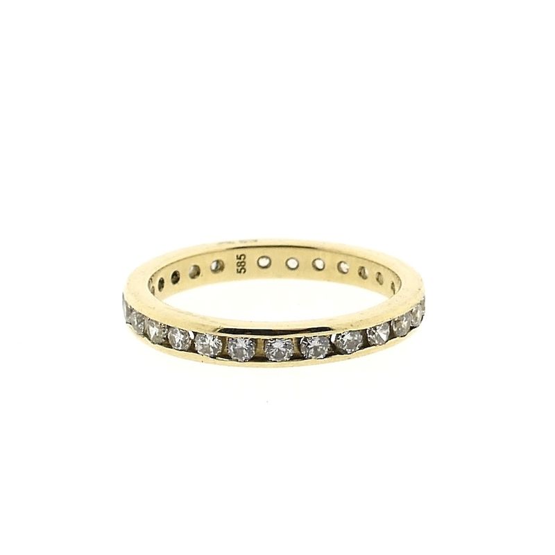 Image 3 of Gold alliance ring with zirconia