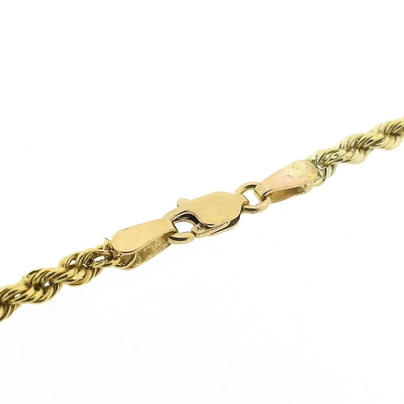 Image 5 of Gold twisted necklace | 43 cm