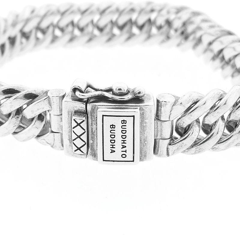 Image 4 of Silver Buddha to Buddha bracelet; Chain Small | 18 cm