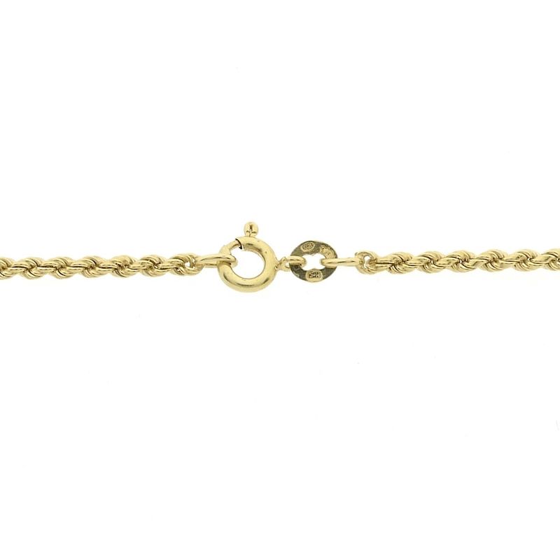 Image 4 of Gold long twisted link chain