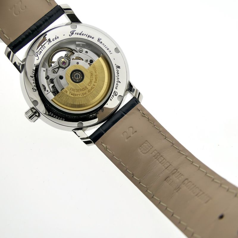 Image 11 of Frederique Constant Classics Moonphase Hearth Beat FC-335MCNW4P26; Automatic men's watch