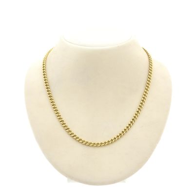 Image 1 of Solid gold gourmet link chain