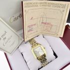 Image 13 of Cartier Panthère 1060; 18k. Gouden mid-size horloge