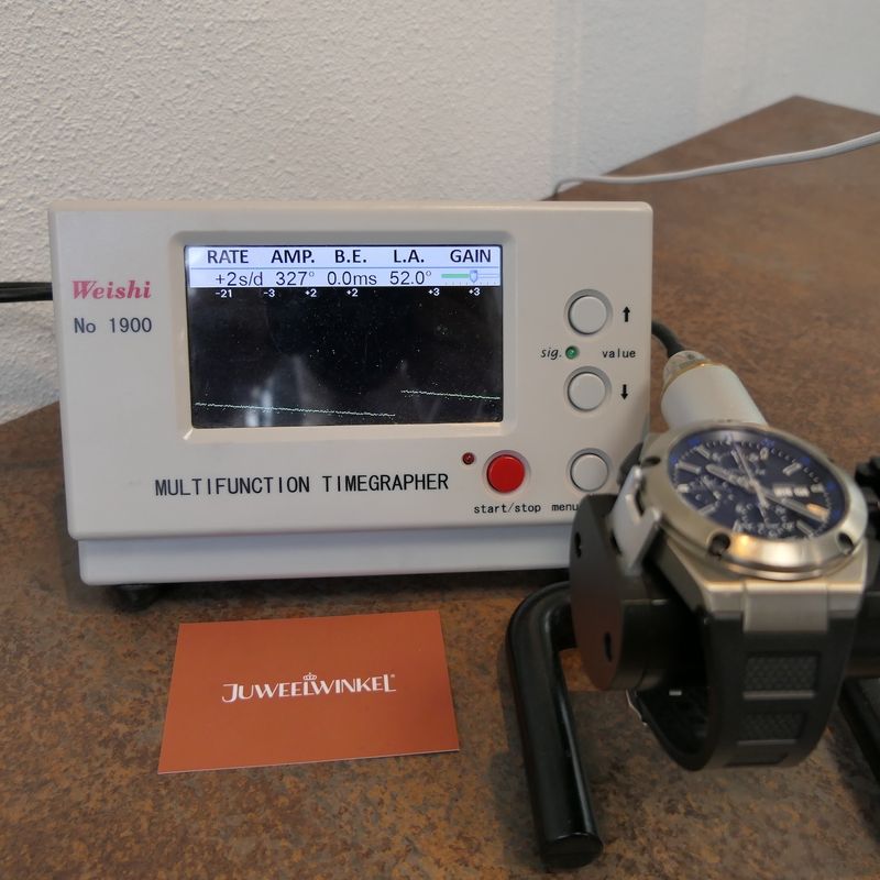 Image 21 of IWC Ingenieur 'Double Chronograph' IW376501; Automatic men's watch