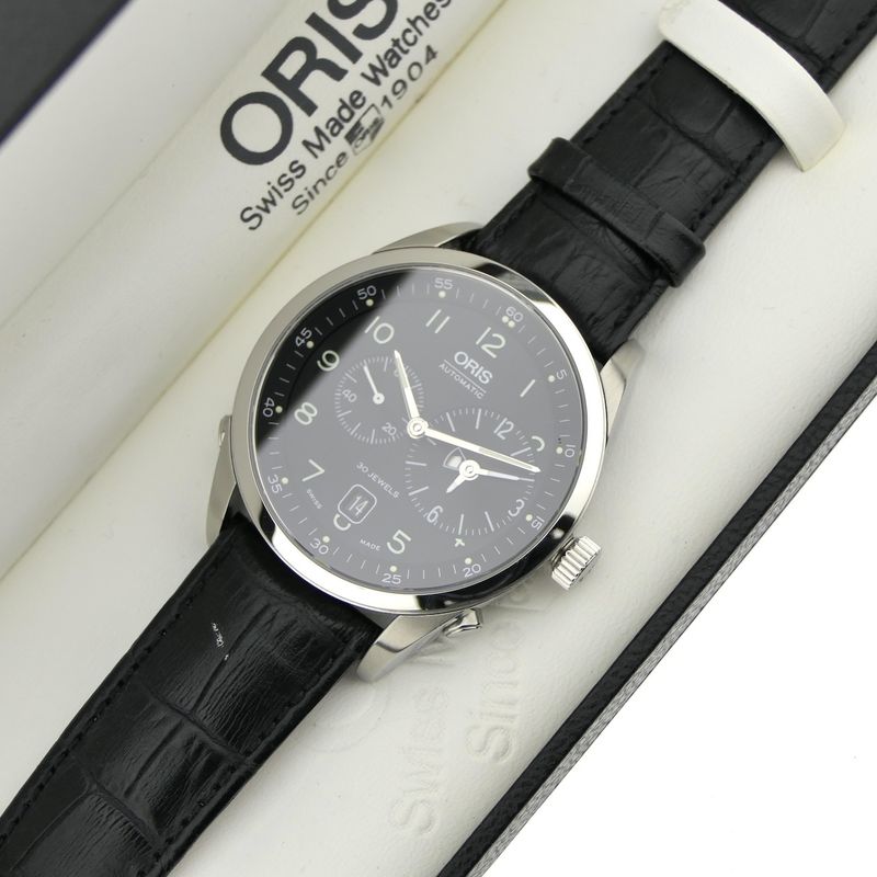 Image 15 of Oris Classic Worldtimer XXL 7513; Automatisch heren horloge met GMT