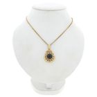 Image 4 of Vintage Gold Pendant with Garnet