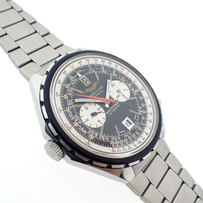 Image 3 of Breitling Navitimer 1806 'Iraqi Airforce'; Pilot's chronograph watch