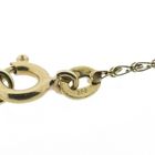 Image 5 of Gold Bismarck link necklace with fixed pendant | 46.5 cm