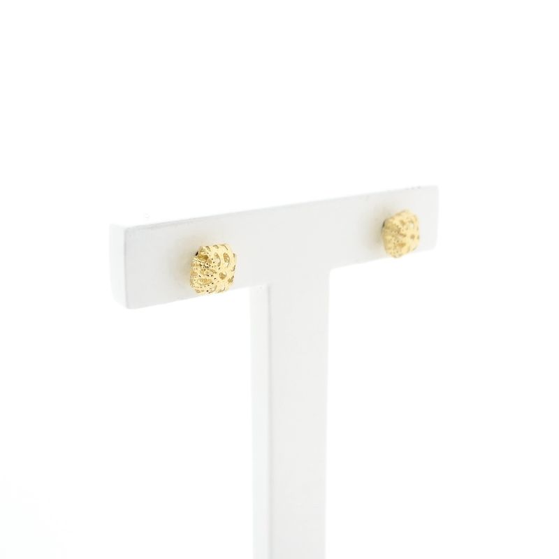 Image 3 of Gold stud earrings | Vintage