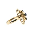 Image 7 of Gold ring with garnet stones | Vintage