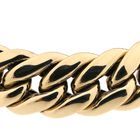 Image 9 of Wide gold gourmet link bracelet