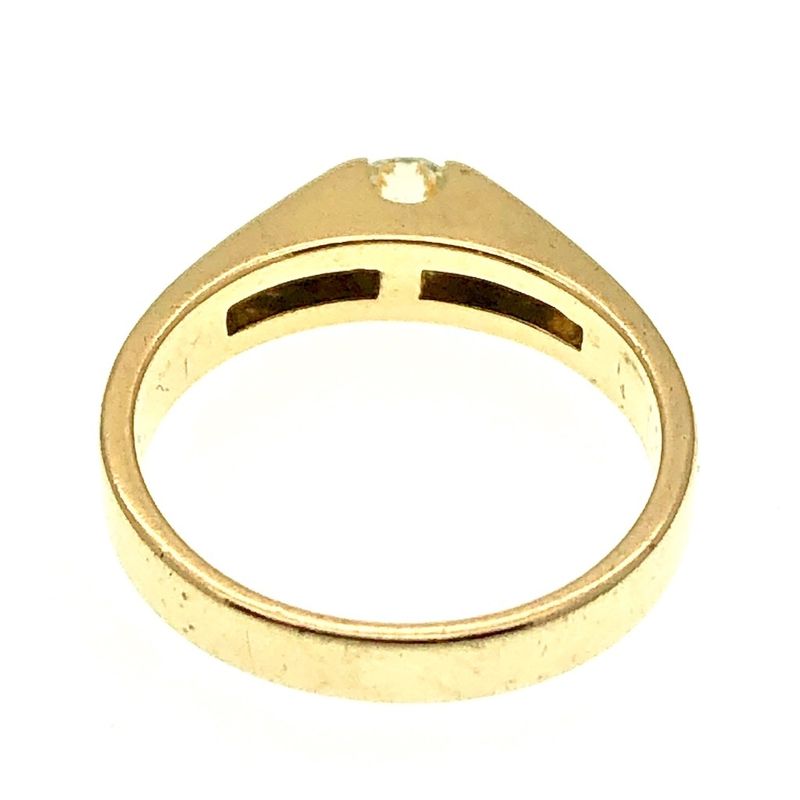 Image 3 of Gold solitaire ring with 0.23 ct. diamond | 18 carat