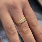 Image 7 of Tricolor gold signet ring | Men