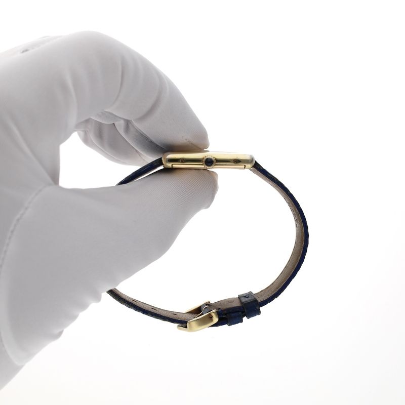 Image 5 of Cartier Tank Vermeil 'Trinity' Large 6129; Vintage mechanical watch