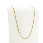 Image 5 of Gold thin square king chain | 57.5 cm